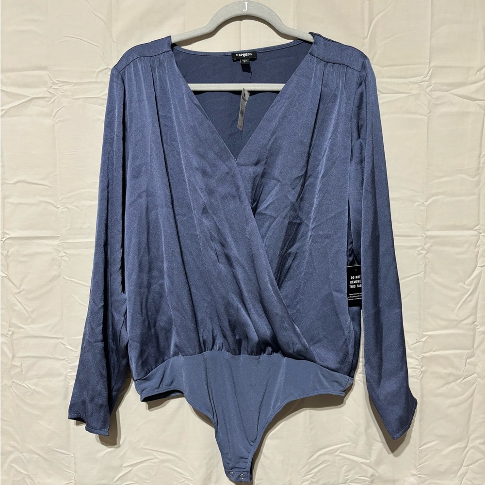 Express blue bodysuit